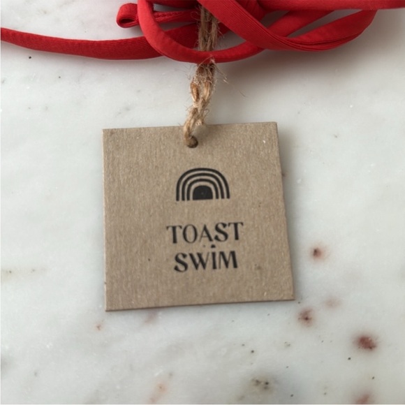 Red Ruffled Bikini Set - Picture 4 of 12